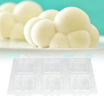 Produktbild von Haushalt Küche Kuchenform Silikon Mousse Kuchen DIY Backen Form Bäckerei Backen Werkzeug
