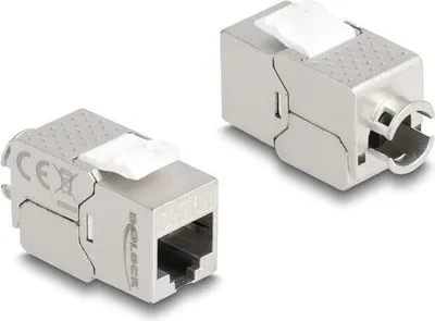 Produktbild von Delock Keystone Modul RJ45 Buchse zu LSA Cat.6A Slim werkzeugfrei