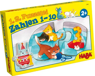 Produktbild von HABA® - 1, 2, Puzzelei - Zahlen 1-10