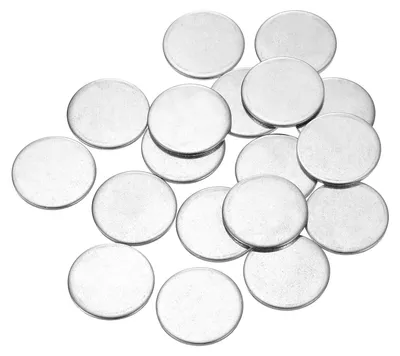 40 Edelstahlscheiben, 22 mm, 2,5 mm, 304, für Gravur & Handwerk
