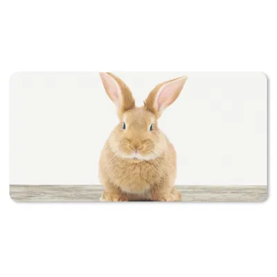 Produktbild von MuchoWow® Schreibtischunterlage Kaninchen - Babykaninchen - Tiere - Kinder - Mädchen - Jungen 80x40 cm - XXL Mauspad - Gaming Mauspad