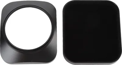 Produktbild von Kamera-Gegenlichtblende aus Aluminiumlegierung, präzise CNC-Feinverarbeitung, Schattenschutz mit Kappe, Schwarz, 52 mm