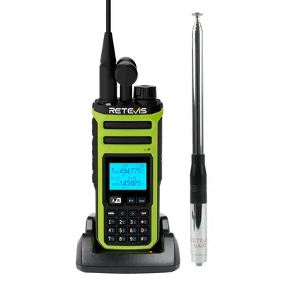 Obrázok produktu pre Rádio Retevis A3, štvorpásmové amatérske rádio, režimy AM/SSB/FM/AIR, obrazovky DIY Boot, 2500 mAh, s nastaviteľným výkonom pre cestovanie a kempovanie