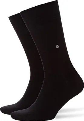 Produktbild von Burlington Everyday herensokken (2-pack), katoen, zwart