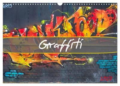 Produktbild von Graffiti (Wandkalender 2027 DIN A3 quer), CALVENDO Monatskalender