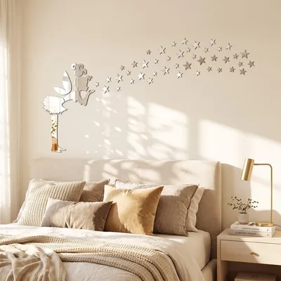 Image de Autocollants miroir « Fées » et « 42 étoiles » – Autocollants à effet miroir