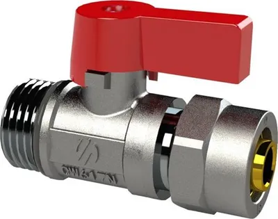 Immagine prodotto di Valvola Mini 1/2X16Mm M Maniglia Rossa