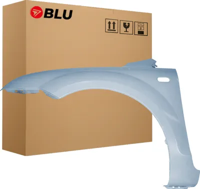Immagine prodotto di BLU Parafango compatibile con Ford FOCUS MK2 II Z3 Sinistra Blau Tonic | 2004-2008 | Anteriore | Verniciato | Pronto per il montaggio | Acciaio
