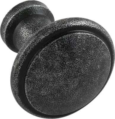 Produktbild von Knopf Söll ø 30 mm, Tiefe 28 mm, Eisen verzinkt schwarz passiviert