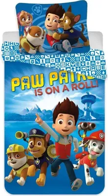 Produktbild von Paw Patrol Team Ryder 2tlg Bettwäsche Set 135x200 80x80 cm 100% Baumwolle