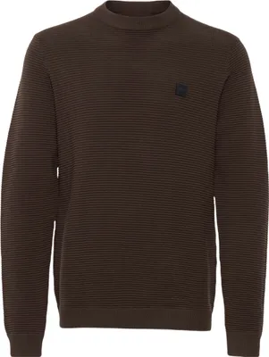 Zdjęcie produktu dla !Solid SDValencia Męski sweter z dzianiny Sweter z cienkiej dzianiny z okrągłym dekoltem i strukturalnym splotem 100% bawełna Regular fit