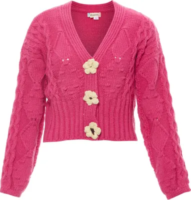 Image de Pull ebeeza pour femmes - rose, M/L