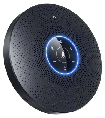 Produktbild von EMEET M2 Max Bluetooth Konferenzlautsprecher - USB Speakerphone mit 4 AI-Mikrofon, 360º Spracherkennung, Konferenzmikrofon mit Dongle, für Skype, Zoom