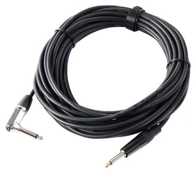 Produktbild von Pronomic Stage INST-A-10 Winkelklinkenkabel (Klinke-Klinke, Gitarrenkabel, Instrumentenkabel, Länge 10m, sauerstofffreies Kupfer, säure- und ölfest, Spannzangen-Zugentlastung)