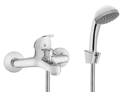 Imagen del producto de Grifo monomando de pared para bañera