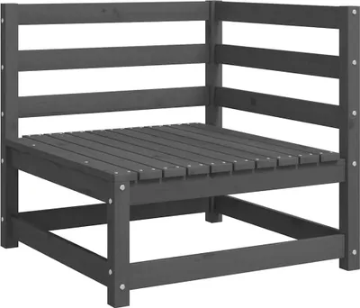 Zdjęcie produktu dla VidaXL 805752, Szary, Drewno, Tkanina, Poliester, 110 kg, Dorośli i dzieci, 8 cm, 70 cm