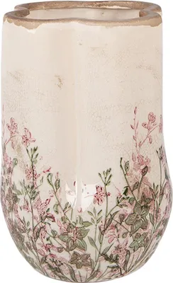 Produktbild von Clayre & Eef Vase Ø 16x24 cm Beige Keramik