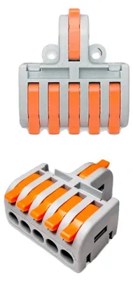 Productafbeelding van Draadconnector, push-in krimpklem, veelzijdige compatibiliteit, DF-15, 10 stuks