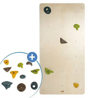 Produktbild von small foot Großes Kletterwand-Set mit Kletterwand