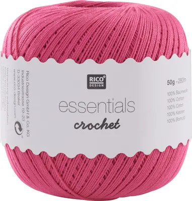 Produktbild von Rico Design Essentials Crochet, 50 g Pink