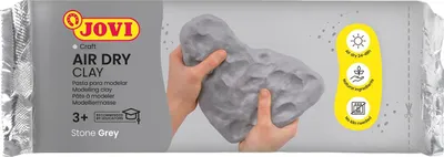 Immagine prodotto di Argilla per modellare jovi air-dry 85g / 500g/grigio