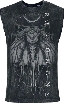 Produktbild von Bad Omens Tank-Top Herren Shadow Moth grau Band-Merch, Bands 100% Baumwolle M