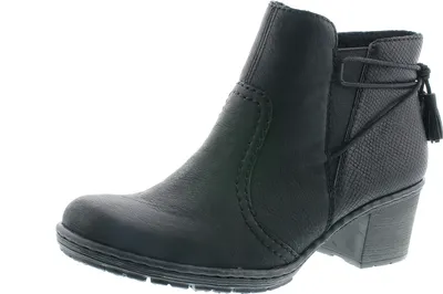 Produktbild von Rieker Y8880-00 Schuhe Damen Stiefel Stiefeletten Ankle Boots , Größe:41 EU, Farbe:Schwarz