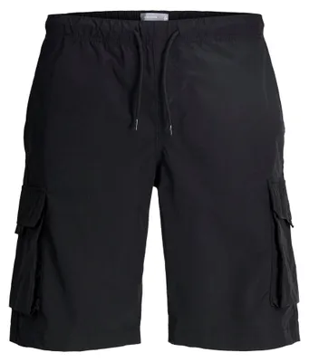 Image de JACK & JONES : Short de jogging cargo, cordon de serrage, ceinture élastique, poches cargo. Taille : L