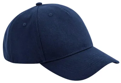 Produktbild von Beechfield - Baseball-Mütze 5 Segmente für Herren/Damen Uni FK1505 (Einheitsgröße) (Marineblau)