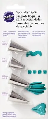 Produktbild von Wilton Decorating Tip Set Specialty #44, #83, #105, #353