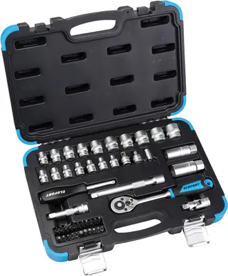 Produktbild von Elora Steckschlüssel-Satz 3/8", sechskant, 49-teilig, 6-22 mm, ELOFORT 15-49