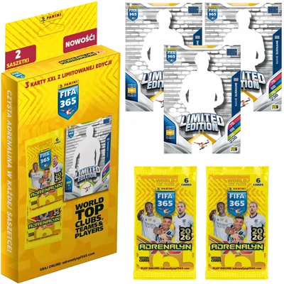 Produktbild von Panini FIFA 365 Adrenalyn XL 2026 XXL Blister Pack – Mega-Size Football Cards