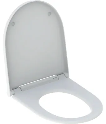 Produktbild von Geberit ONE WC-Sitz, Absenkautomatik=ja, QuickRelease-Funktion=ja, mit QuickRelease-Scharnieren, Befestigung=von oben, weiß-alpin / glänzend, 1 Stk.