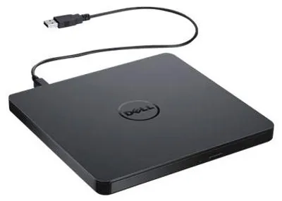 Immagine prodotto di Dell Slim DW316 - Unità - DVD+/-RW (+/-R DL) / DVD-RAM - 8x/8x/5x - USB2.0 - esterna - Nero (VVY1P)