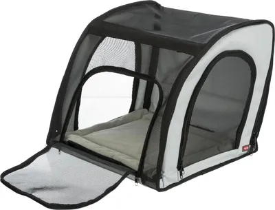 Produktbild von TRIXIE Autositz - grau/schwarz - 44 × 37 × 40 cm