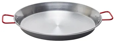 Zdjęcie produktu dla Paelleras El CID 5020063, patelnia do paelli, model Valenciana, średnica 38 cm, kolor srebrny