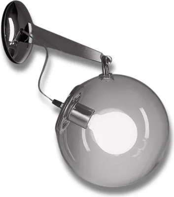 Produktbild von Artemide Miconos Wandleuchte silberne Wandleuchte