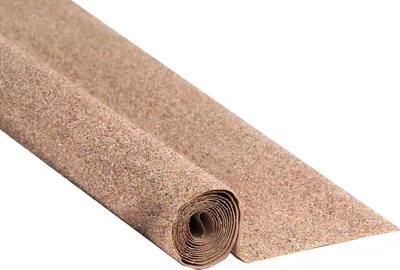 Produktbild von NOCH Schottermatte beige, mit Modellbau Schotter, 100 x 60 cm für die Spurweiten H0, TT, N, Z ideal für Bahnhöfe und Gewerbeflächen