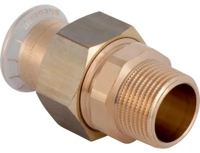 Imagen del producto de Geberit 65534, conector para manguera, cobre