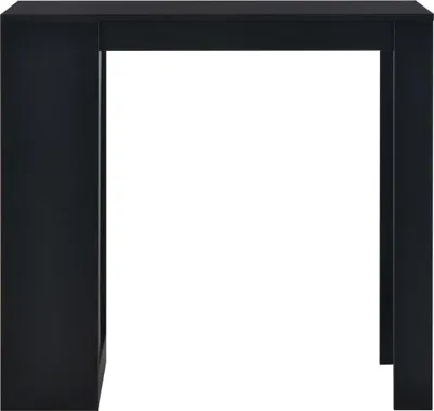 Obrázek produktu pro vidaXL Barový stůl s policí černý 110 x 50 x 103 cm