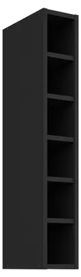 Produktbild von Hängeschrank Regal 15 cm Schwarz matt Küchenzeile Küche SIENA / MONZA / ARONA