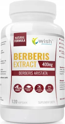 Image de Wish Extrait de berbéris 5:1 400 mg 120 gélules