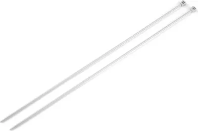 Produktbild von Stricknadeln Aluminium gerade 35cm Stärke 2-10 mm 1 Paar