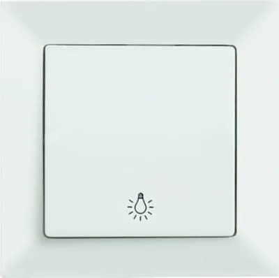 Produktbild von Mutlusan Candela Taster Licht Unterputz weiss
