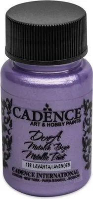 Obrázek produktu pro Metalická akrylová barva Dora Metalic - levadulová, lavander / 50 ml
