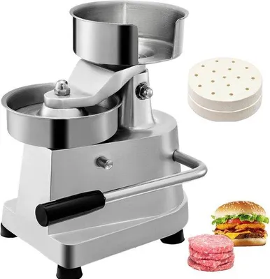 Immagine prodotto di Formatrice per hamburger - Macinacarne - Professionale - Acciaio inossidabile - Formatrice per hamburger - Accessori da cucina