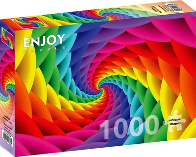 Produktbild von Puzzle mit 1000 Teilen Enjoy – Regenbogen-Farbverlauf