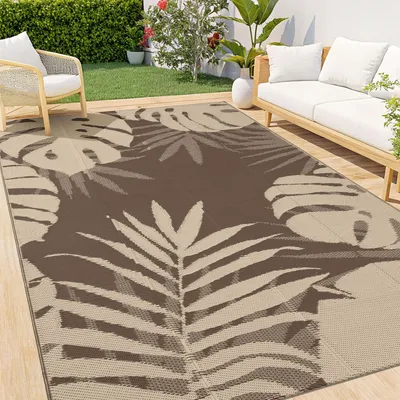Immagine prodotto di Tappeto da esterno impermeabile, antiscivolo e reversibile, dimensioni 180 x 270 cm