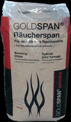 Produktbild von Goldspan smoke Räucherspan B 5/10, 0,4-1,0 mm 15 kg