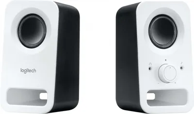 Produktbild von Logitech Z150 PC speakers, stereo sound white + Logitech Bluetooth wireless audio receiver